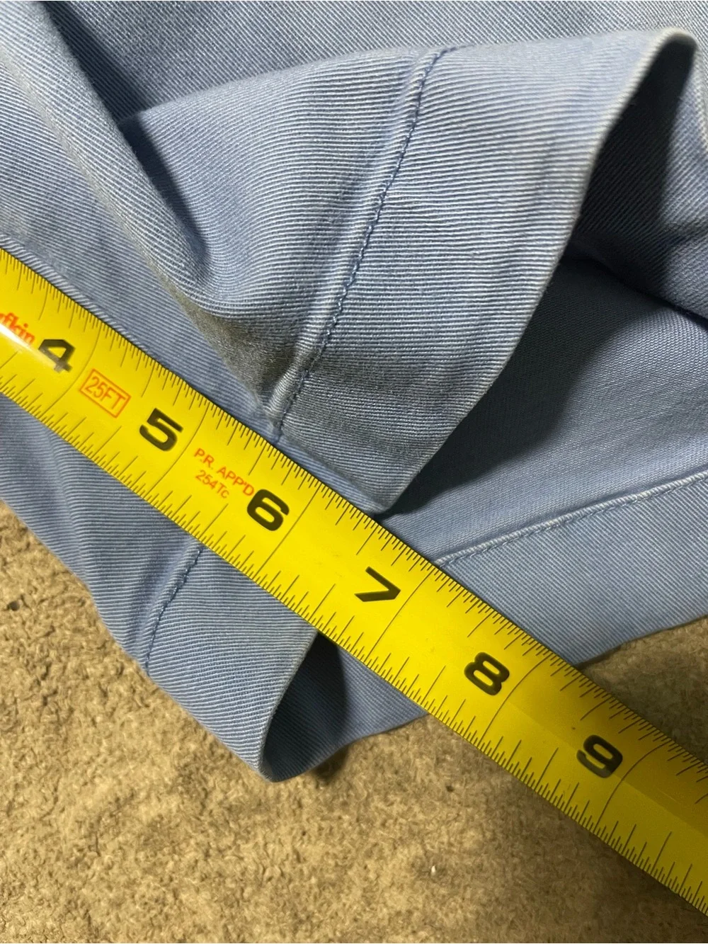 Mens J. Crew Chino Khaki Cotton Shorts